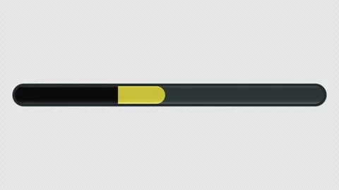 Loading progress bar animation with the Belgium flag on a transparent backg.. Stock Footage 340514803