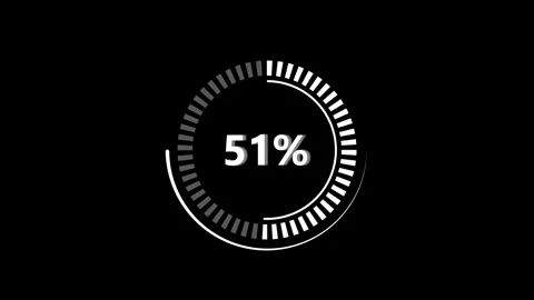 Loading progress bar animation. Circular motion graphic for UI UX. Circular.. Video stock 314037964