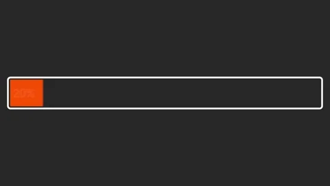 Loading progress bar animation Stock Footage 133530464