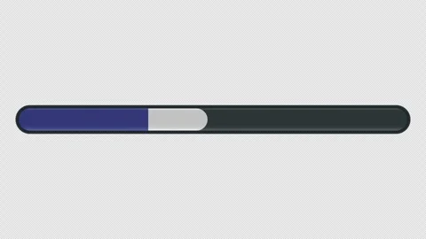 Loading progress bar animation with the France flag on a transparent backgr.. Stock Footage 340514830