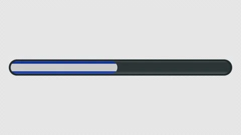 Loading progress bar animation with the Israel flag on a transparent backgr.. Stock Footage 341274399