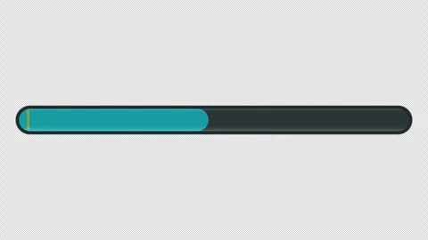 Loading progress bar animation with the Kazakhstan flag on a transparent ba.. Stock Footage 341274404