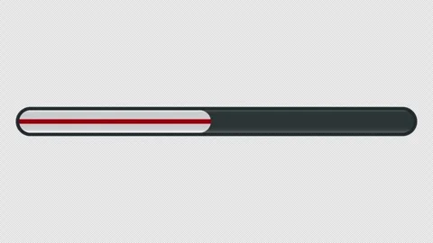 Loading progress bar animation with the Northern Ireland flag on a transpar.. Stock Footage 341274432