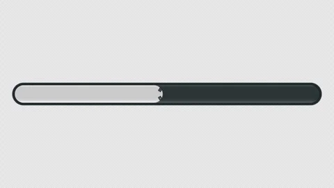Loading progress bar animation with the South Korea flag on a transparent b.. Stock Footage 341274450
