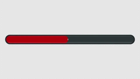 Loading progress bar animation with the Switzerland flag on a transparent b.. Stock Footage 340514872