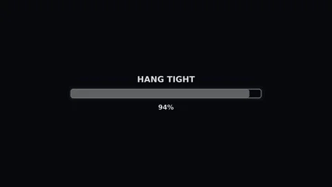Loading progress bar animation for video production cutter shows initial st.. Video stock 325335402