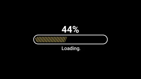 Loading Progress bar animation video Stock Footage 330419667