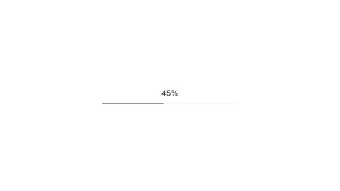 Loading Progress Bar Animation On White Background 库存影片 331809585