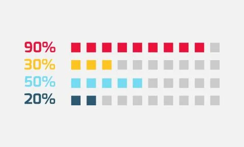 Loading Progress Bar Design Style Stock Illustration