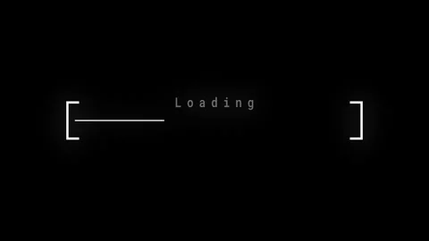 Loading progress bar downloading barloading screen pixelated progress animation Stock Footage 194607430