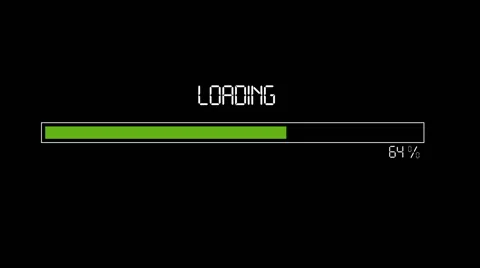 Loading Progress Bar Stock Footage 62539557