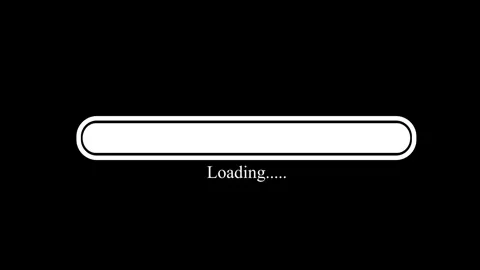 Loading Progress Bar icon animated video Stock Footage 306692093