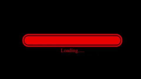Loading Progress Bar icon animated video Stock Footage 306692096