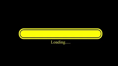 Loading Progress Bar icon animated video Stock Footage 306692100