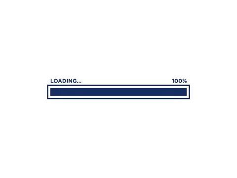 Loading Progress Bar Icon Vector Template Ilustración de archivo