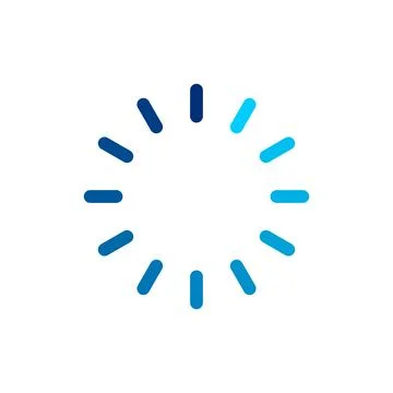 Loading Progress Bar Icon Vector Template Ilustración de archivo