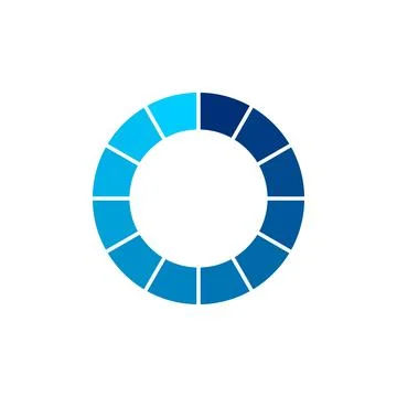 Loading Progress Bar Icon Vector Template 스톡 일러스트