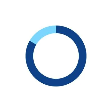Loading Progress Bar Icon Vector Template 스톡 일러스트