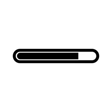 Loading Progress Bar Icon for Web Interface and Software Application UI Design イラスト素材