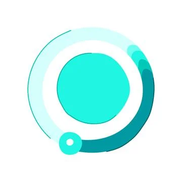 Loading progress bar indicator with data visualization Stock Illustration