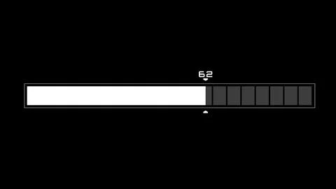 Loading progress bar showing data transfer status at 62 percent 스톡 일러스트