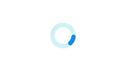 Loading progress circlar spinner ui indicator animation Stock Footage 330538646