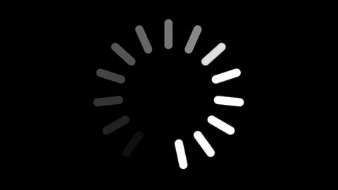 Loading progress circle Video stock 70666413