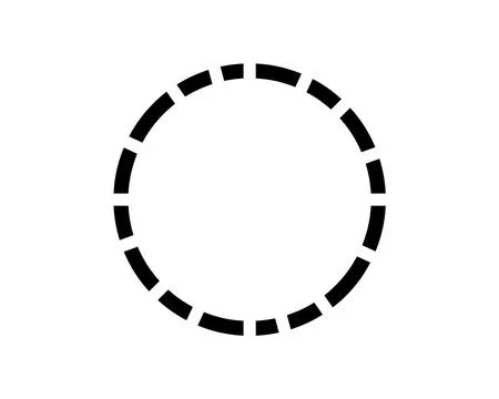 Loading progress or load circle icon isolated on white background Stock Illustration