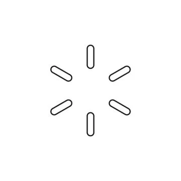 Loading progress vector icon Stock Illustration