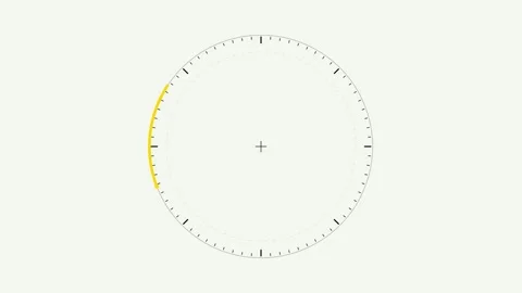 Loading Ring Animated Progress Indicator Design Filling Circle Timer Stock Footage 333079128