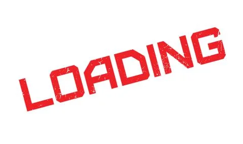 Loading rubber stamp Stock Illustration