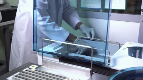 Loading Samples Into The Machine Video stock 287964282