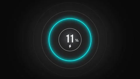 Loading screen at 11. Stock Illustration