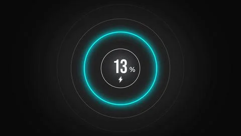 Loading screen at 13. Stock Illustration