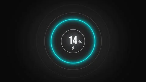 Loading screen at 14. Stock Illustration
