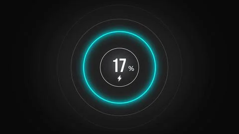 Loading screen at 17. Stock Illustration