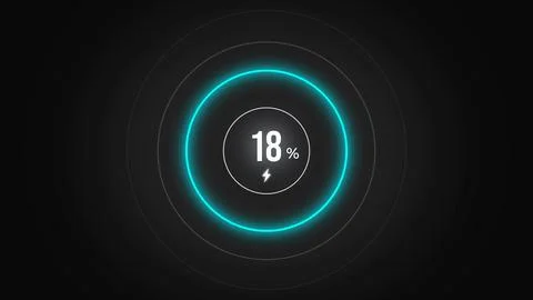 Loading screen at 18. Stock Illustration
