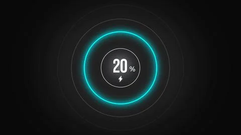 Loading screen at 20. Stock Illustration