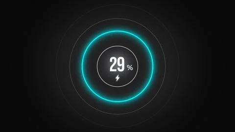 Loading screen at 29. Illustrazione stock
