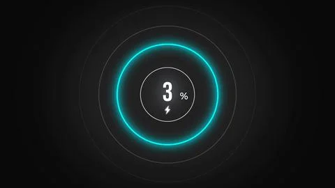 Loading screen at 3. Stock Illustration