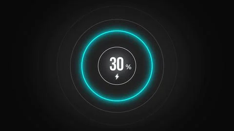Loading screen at 30. Stock Illustration