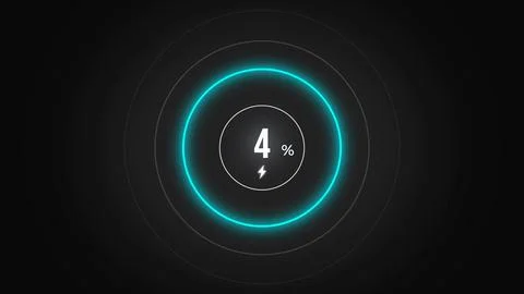 Loading screen at 4. Stock Illustration