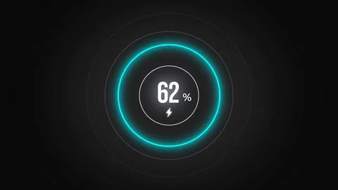 Loading screen at 62. Stock Illustration