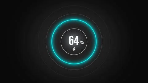 Loading screen at 64. Stock Illustration