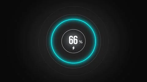 Loading screen at 66. Stock Illustration