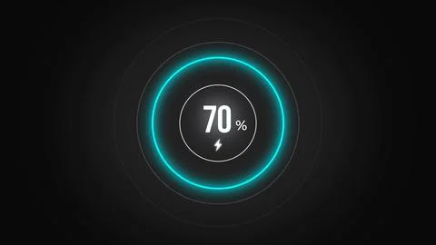 Loading screen at 70. Stock Illustration