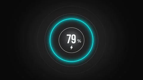 Loading screen at 79. Stock Illustration