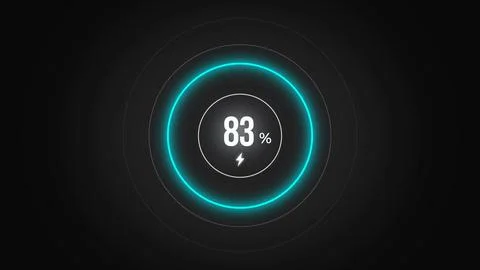 Loading screen at 83. Stock Illustration