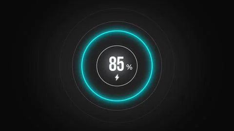 Loading screen at 85. Stock Illustration