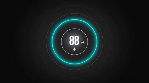 Loading screen at 88. Illustrazione stock